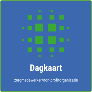 Dagkaart Zorgmedewerker/Non-profit organisatie inclusief 21% btw